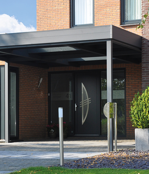 Carport Grenze