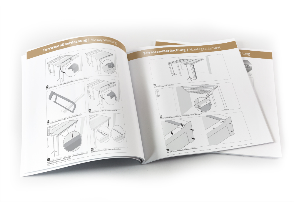 Terrassenüberdachung Montageanleitung