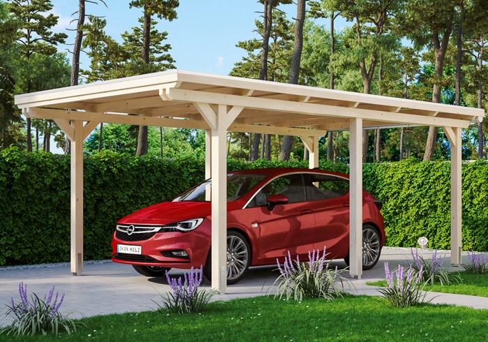 Carport aus Holz