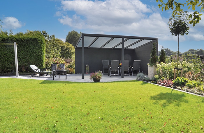 Terrassenüberdachung freistehend Alu