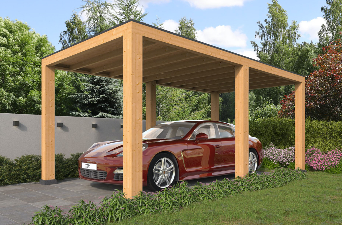 Carport Holz 500