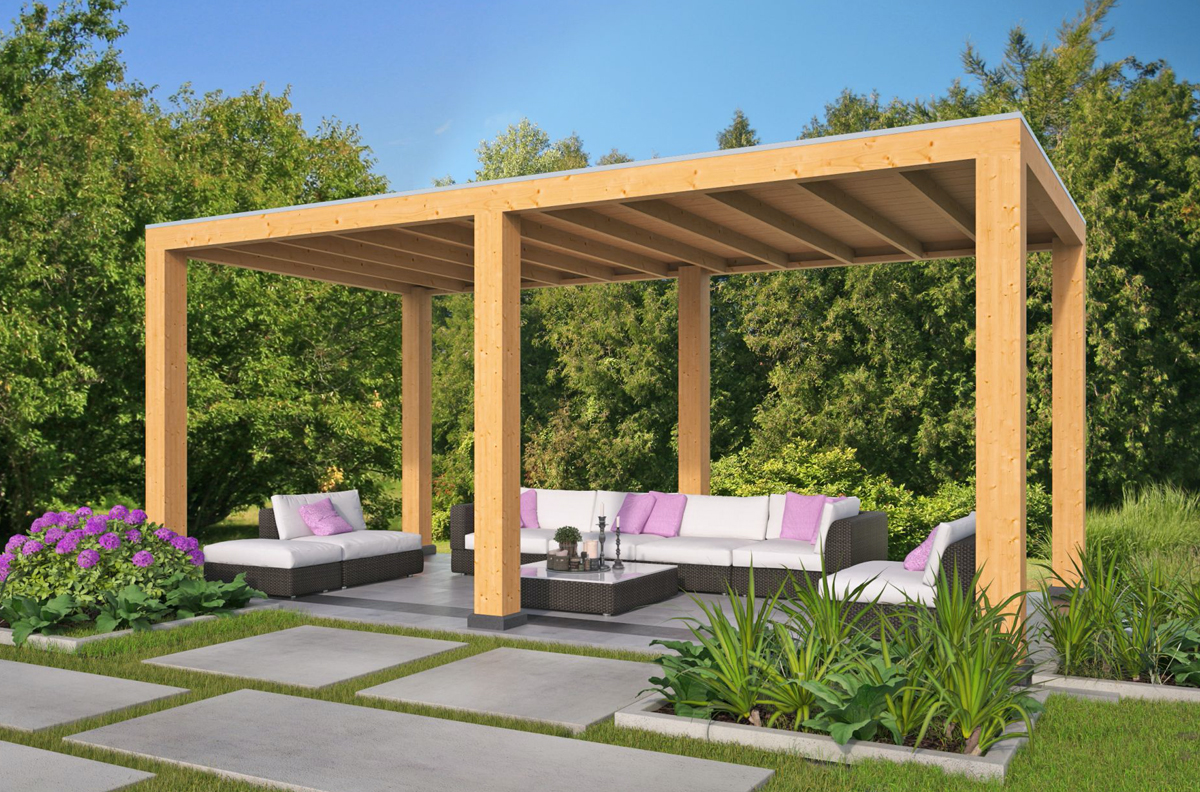 Carport Holz 600