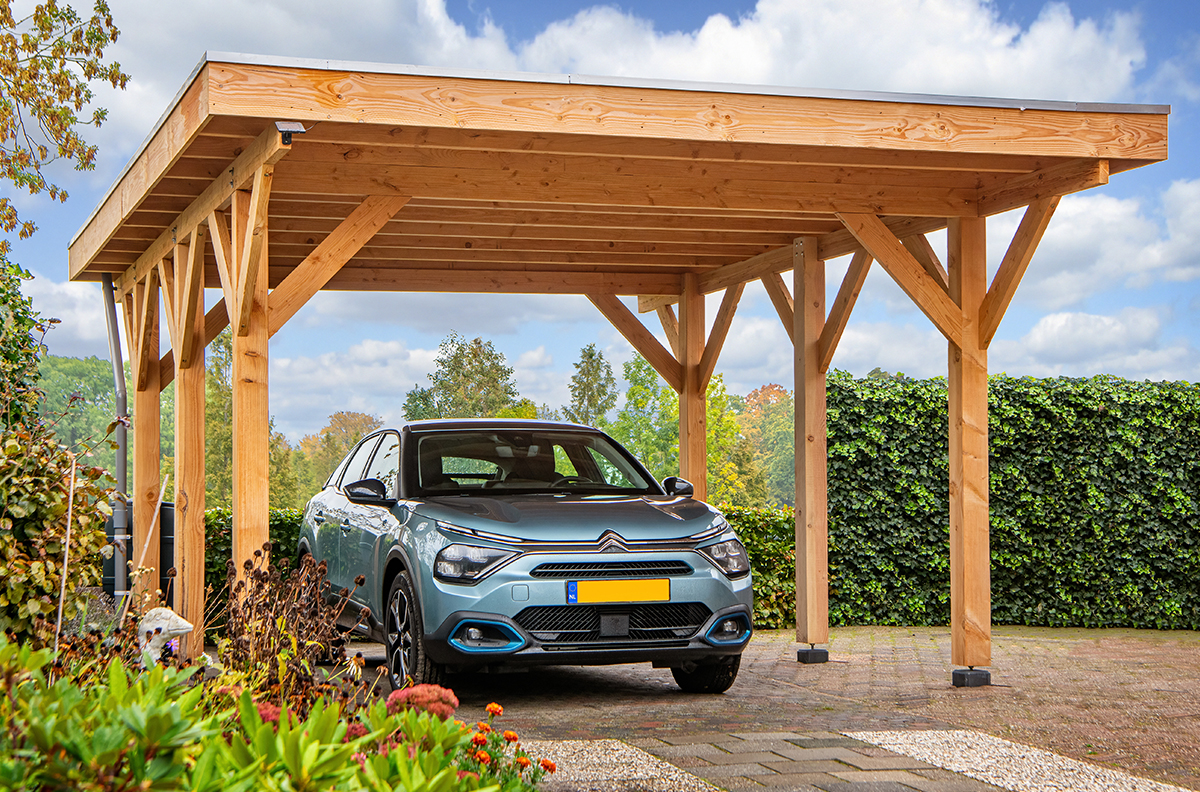 Carport Holz freistehend Douglasie