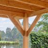 Carport Holz freistehend Douglasie Detail