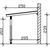 Terrassenüberdachung Douglasie Plan 2