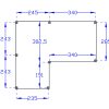 Terrassenüberdachung Eck Plan