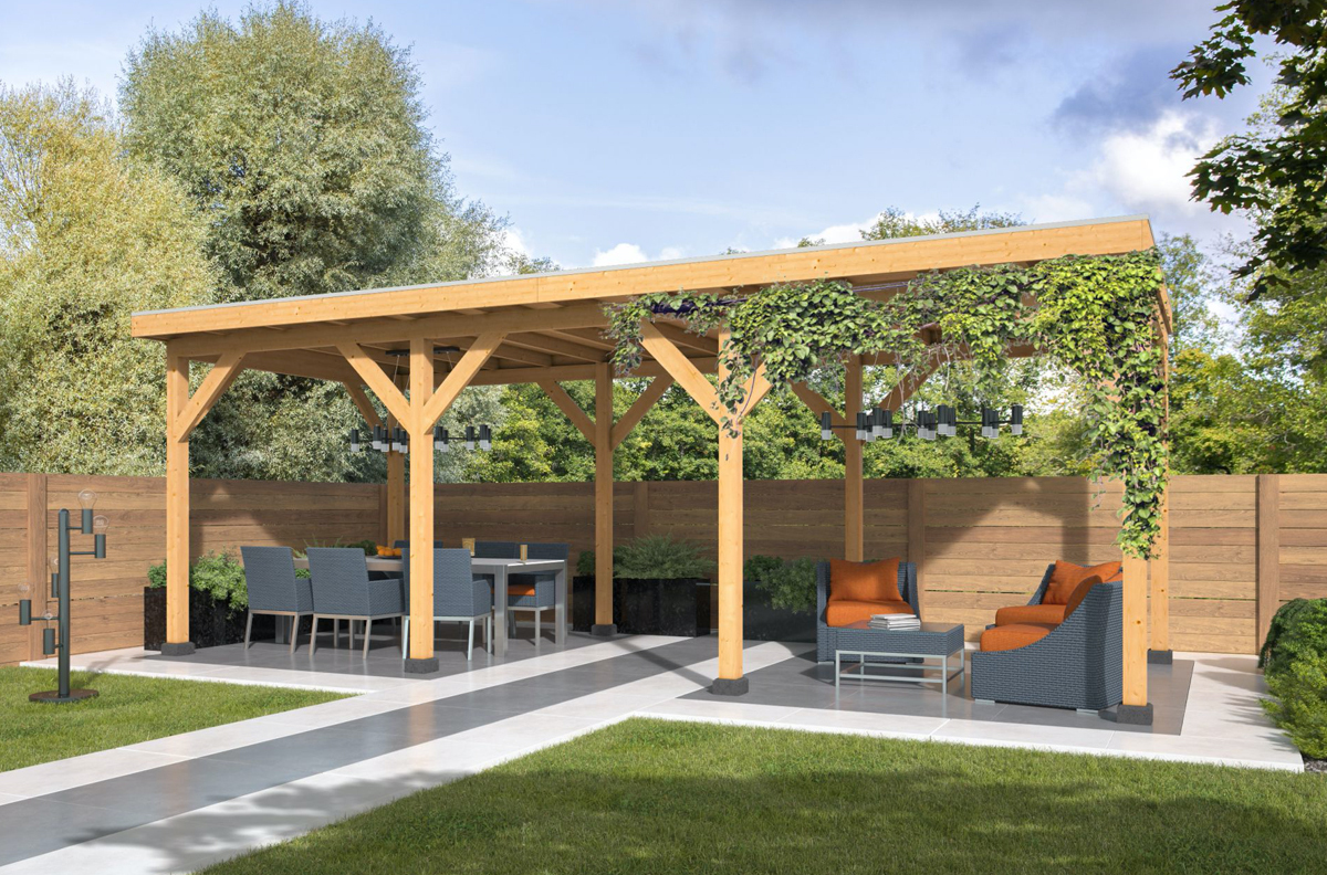 Terrassenüberdachung Freistehend Überstand 750