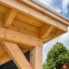 Terrassenüberdachung Holz Premium freistehend Detail