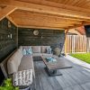 Terrassenüberdachung Holz Premium freistehend Innen